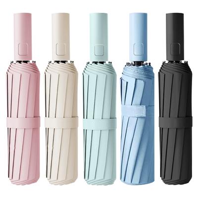 24-Bone Reinforced Umbrella Gentle Business Strong And Strong Wind-resistant Umbrella Anti-UV Sunscreen Umbrella Lady Sunny