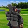 FINGER TEN Golf Iron Covers 10 Piece Set Magnetic Closure Wedge High-Quality PU Leather Water-ResistantDust-ProofWear-Resistant Double-Sided Number