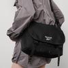New Reebok Fabric Shoulder Bag, Crossbody Bag, Messenger Bag Regular Unisex Black RB240079M