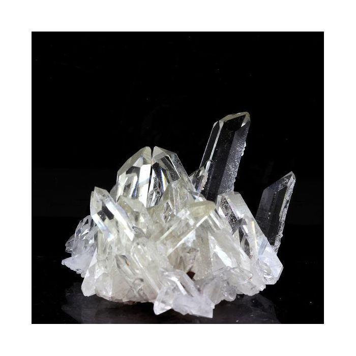 Pierres et Minéraux. Quartz biterminé + Chalcopyrite. 198.5 ct. La Gardette Mine, Bourg d'Oisans, Isère, France.