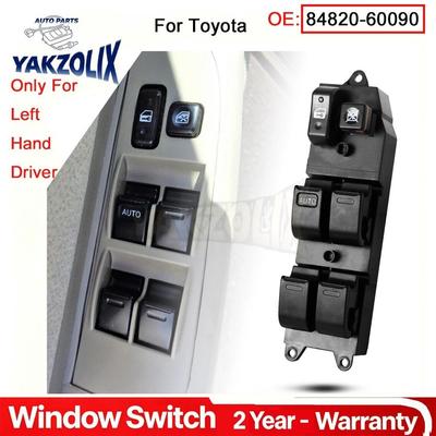 8482060090 Power Window Lifter Control Switch For Toyota Echo Yaris T.U.V 4Runner Hilux Land Cruiser Camry 1997-2005 84820-60090