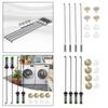 Laundry Washer Hanging Rod Kits Lightweight for Laundry Household Dorm