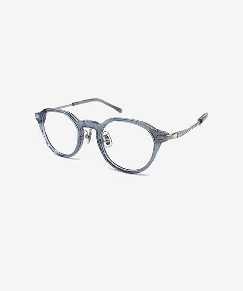Techeuoaiweeo Tetsuo28 Eyeglass Frames C3 Blue Gray