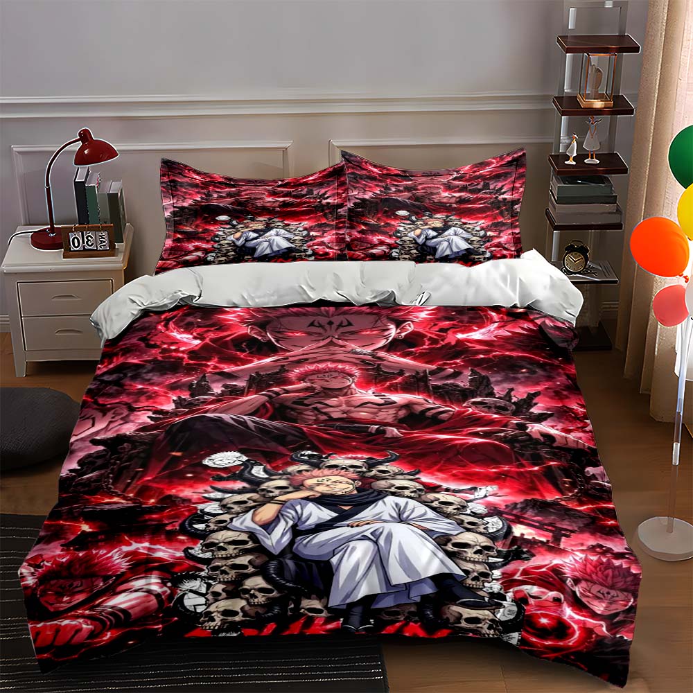 

Dramatic skull imagery. Bedding Duvet cover sets Duvet covers Pillowcases gifts (1 * Duvet Cover 2 * Pillowcases, without duvet insert) 135x200cm