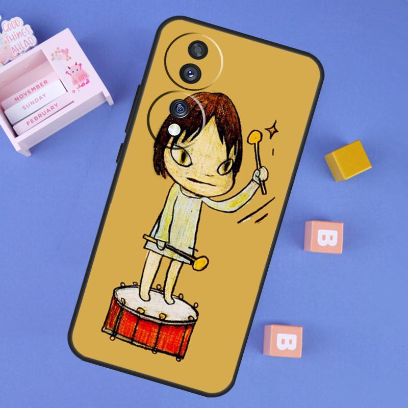 Yoshitomo Nara Case For Honor X8b X9b X8a X9a X6a X7a X6 X7 X8 X9 Honor 90 Lite 70 50 Magic 5 6 Pro Cover