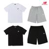 New Balance Uni EssenTial Small Logo T shirT shorTs collecTion Nbnee21013