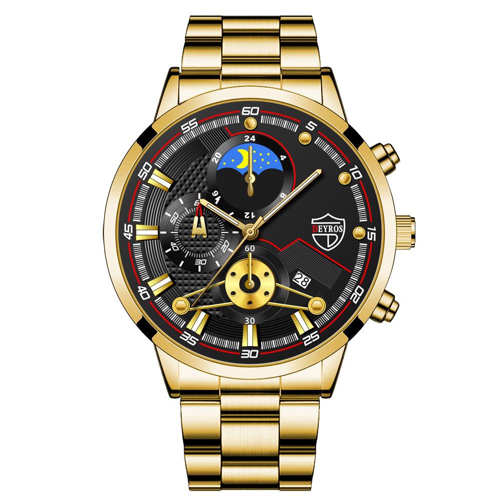 Men'S Watch Fully Automatic Quartz Watch Luminous Calendar