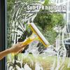 3 In 1 Window Squeegee Cleaner with Spray Bottle Ergonomic Design Double-sided Wipe Window Scrubber Cleaning Tool