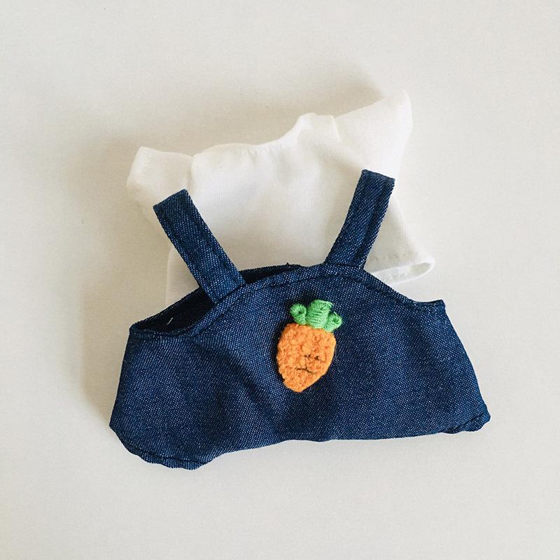 בגדי בובת קטיפה ויניל חמודה 17 ס"מ קופסה עיוורת - תליון LaBuBu שמלת אביזרים