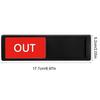 In Out Sign Slider Door Sign for School Hotel Hospital Conference Room Decors