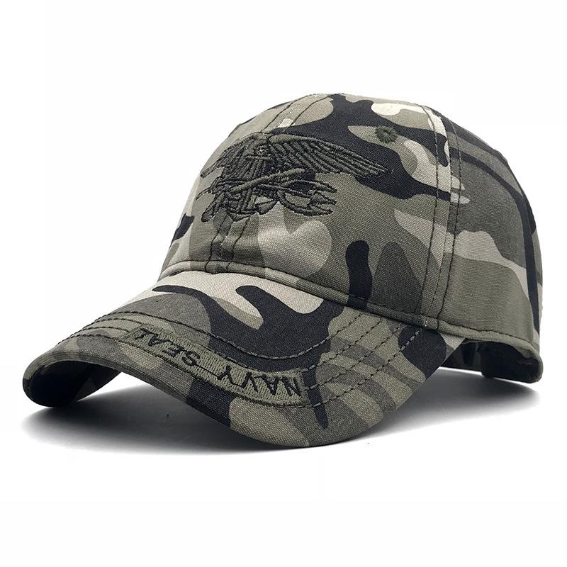 Outdoor camouflage baseballpetten voor heren en dames, zonnehoeden, marineblauwe hoeden, Navy SEALs, militaire fans, tactische hoeden