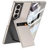 Case for Samsung Galaxy Z Fold6 5G, GKK Card Holder Kickstand, Gray