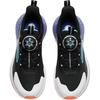 Anta Kids C37 Synthetic Leather Mesh Comfortable Versatile Lightweight Shock Absorption Low Top Running Shoes Men Running Shoes Black Blue A12445519-3