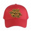 Black History Month BHM Cap Adult Graphic Baseball Cap Adjustable Streetwear Women Unisex Fashion Baseball Caps Peaked Hat