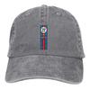Washed Men's Baseball Cap Racing Team Trucker Snapback Caps Dad Hat Martini Racing Golf Hats
