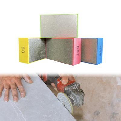 4 Hand Polishing Pads for Reusable Sanding Blocks, Ideal Metal and Stone