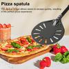6-Inch Round Pizza Turning Peel Long Handle Non-stick Lightweight Perforated Anodized Aluminum Alloy Homemade Pizza Turner Spinner Spatula Kitchen