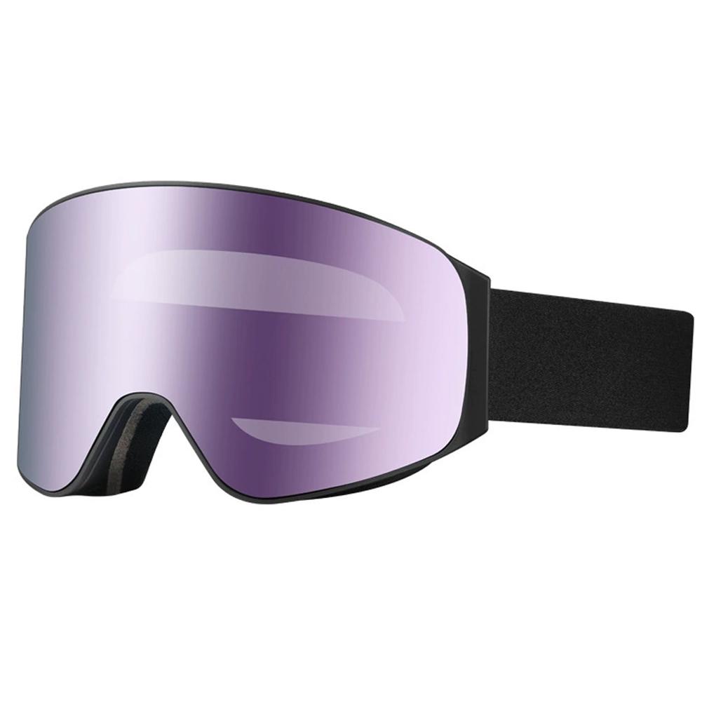 Magnetic Suction Ski Goggles With Colorful Lens Anti-Collision Anti-Glare UV Resistant Snow Sports Goggles Outdoor Sport Goggles
