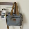 Borsa a Spalla da Donna Tendenza Moda Semplice Grande Capacità Borsa a Tracolla in Tela