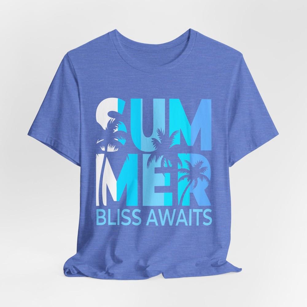 

Beach Vibes Summer Tee – Unisex T-Shirt for Vacation, Relaxed Casual Wear S