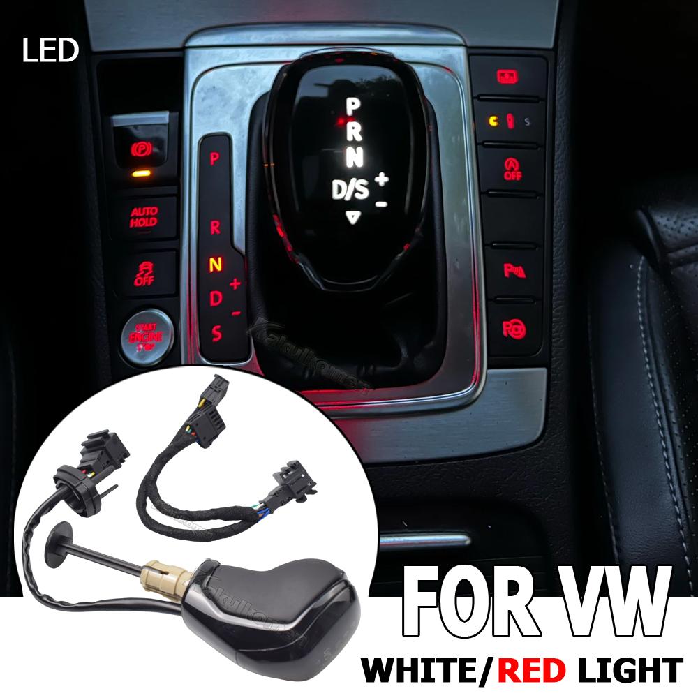Automatic Electronic LED Gear Shift Knob For Volkswagen Tiguan Golf Touareg Sharan Cc Passat Scirocco For Skoda Octavia seat