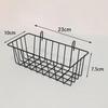 Metallgitter Kleiner Hängekorb DIY Eisen Wandhängehalterung Badezimmer Wandhänge-Aufbewahrungskorb Küchenregal Heimdekoration