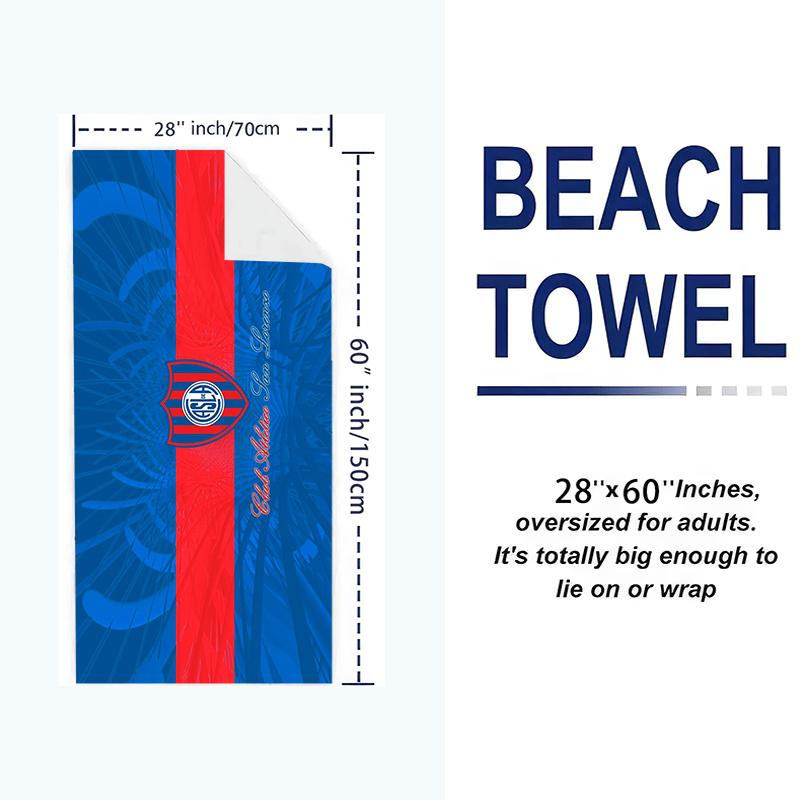 San Lorenzo Print Beach Towel, Large Soft Quick Dry Towel for Beach Camping Swimming