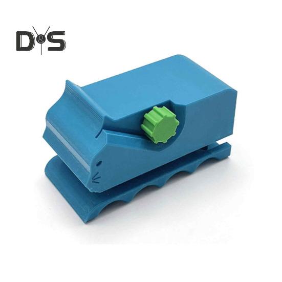 

Резак для картона для кошачьей когтеточки, 3D-печатный резак в форме кошки, ручной инструмент для переработки картона для самостоятельной когтеточки для кошек синий