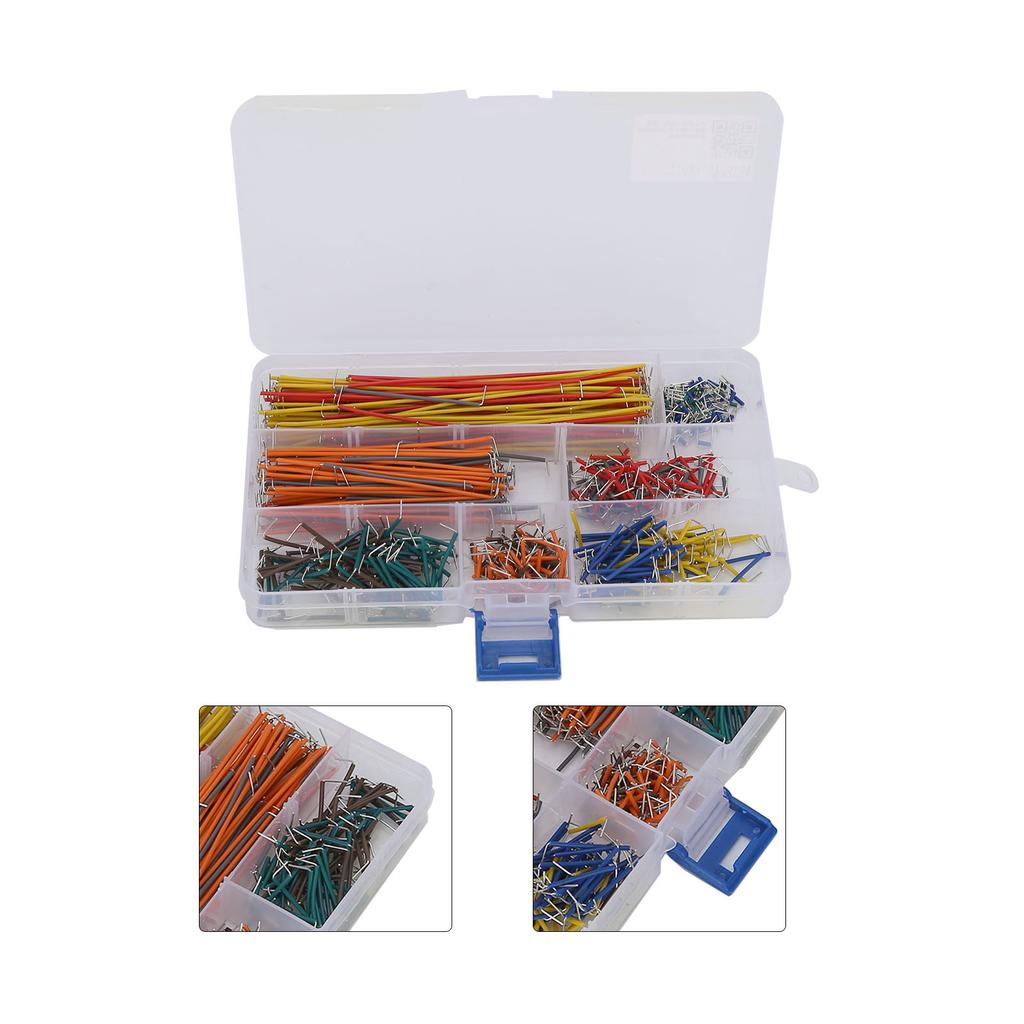 560Pcs Jumper Draht U-Form Farbe Breadboard Linien Platine Pin Expansion Zubehör