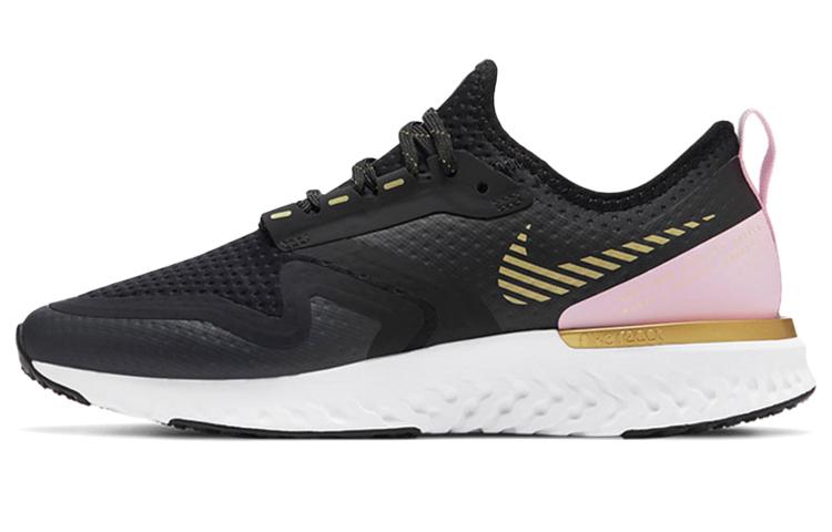 Nike Odyssey React 2 Shield  Black Metallic Gold  Women s CU3000-071 36