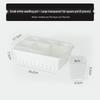 Small Black Square Succulent Seedling Tray - Thickened Plastic Pot Stand & Water Catcher