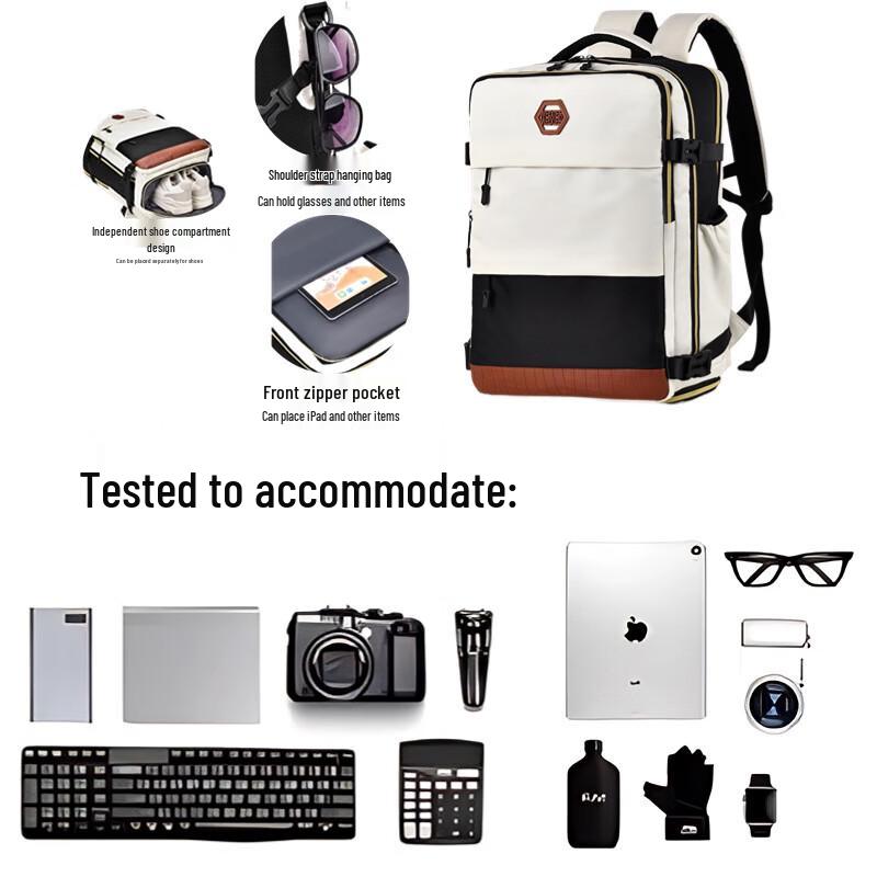 Warnerheim Men's Multifunctional Large Capacity Backpack