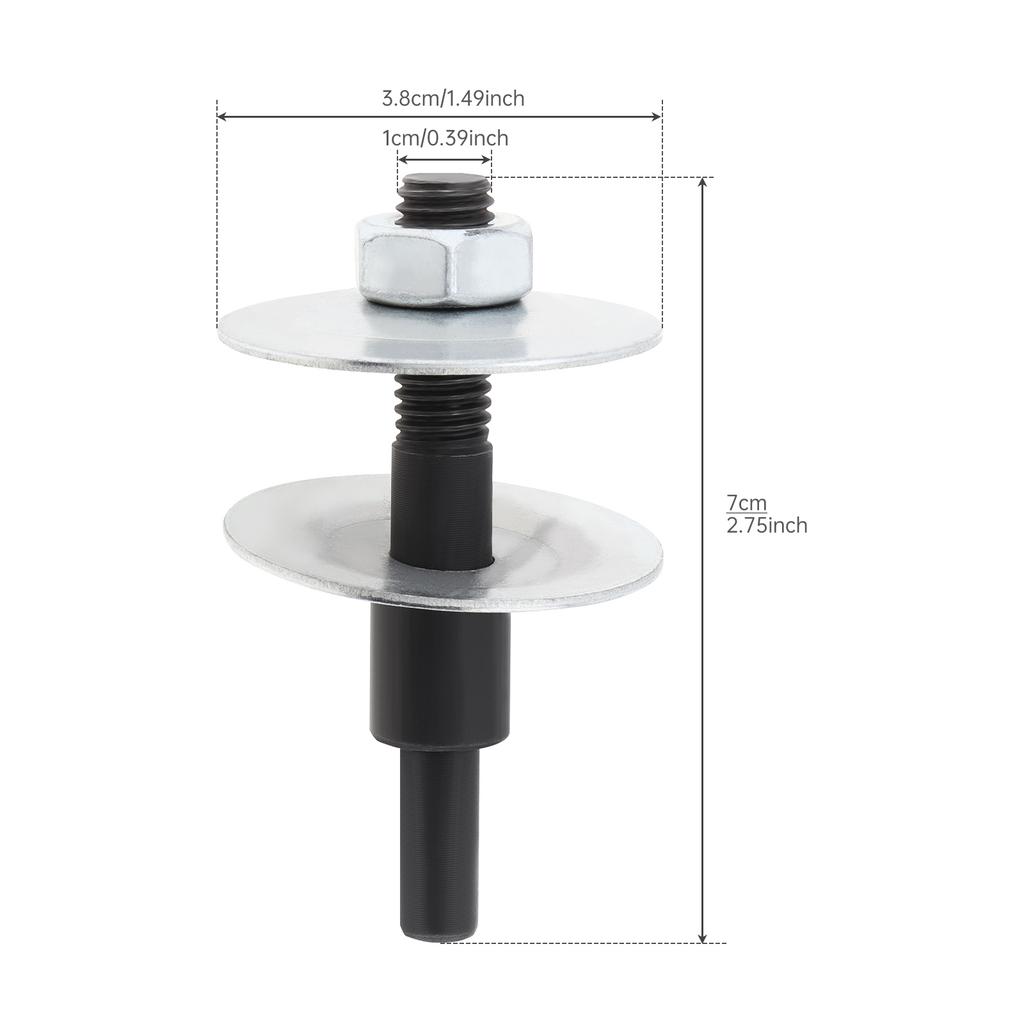 8mm to 10mm Threaded Shaft Adapter Motor Arbor Extension Rod for Bench Grinder Polishing Grinding Wheel