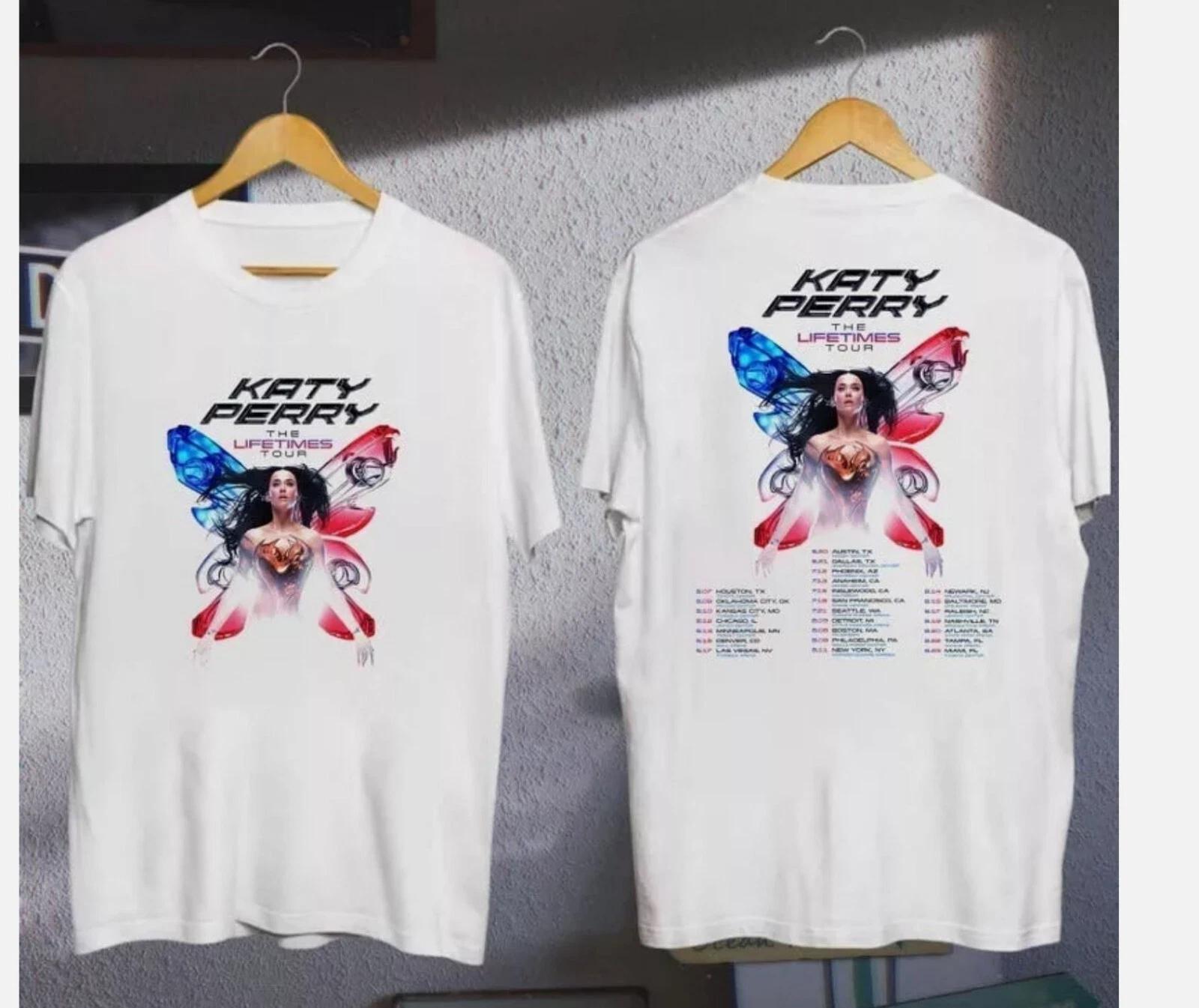Графическая футболка Кэти Перри, Футболка Кэти Перри The Lifetime Tour 2025 4XL