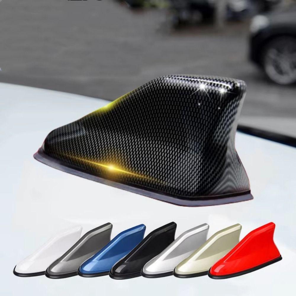 

Shark Fin Auto Radio AM FM Antenna Adapter Signal Amplifier Aerial Car Exterior Decoration синій
