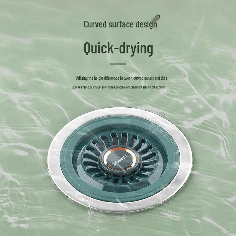 Silicone Floor Drain Cover: Odor-Proof, Anti-Backflow Inner Core for Toilets & Bathrooms