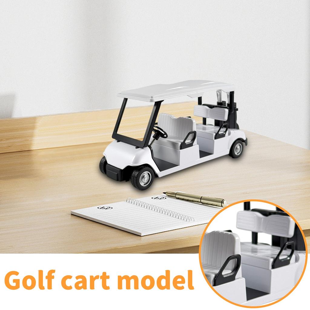 Golfwagen Diecast Spielzeugmodell – Rückziehauto aus Legierung für Kinder & Sammler