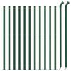 VidaXL Wire Mesh Fence with Flange, Decorative Fence Panel, Garden Patio Protection Barrier 154152
