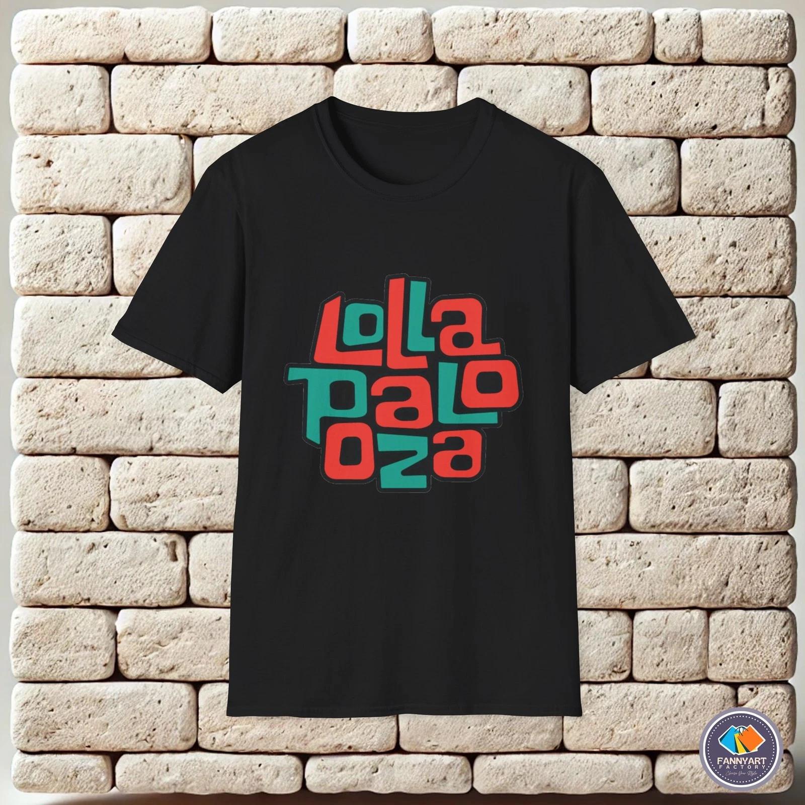 Унисекс Футболка с Логотипом Lollapalooza 2XL