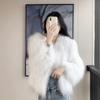 Winter New Imitation Raccoon Fur Coat Female Fox Hair Young Short Small Internet Celebrity Woven Imitation Fur Coat