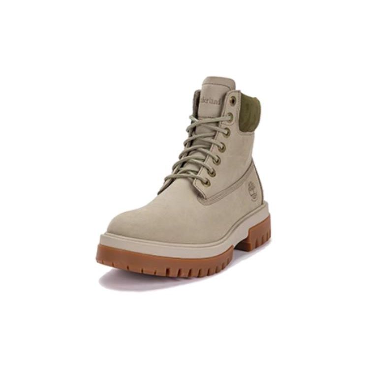 Timberland Durable Short Outdoor Boots Men boots Light-Gray-Brown A68N6