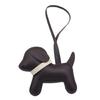Modern Dog Shaped Key Ring For Everyday Carry Essential Water Resistant Faux Leather Craftsmanship Pendant