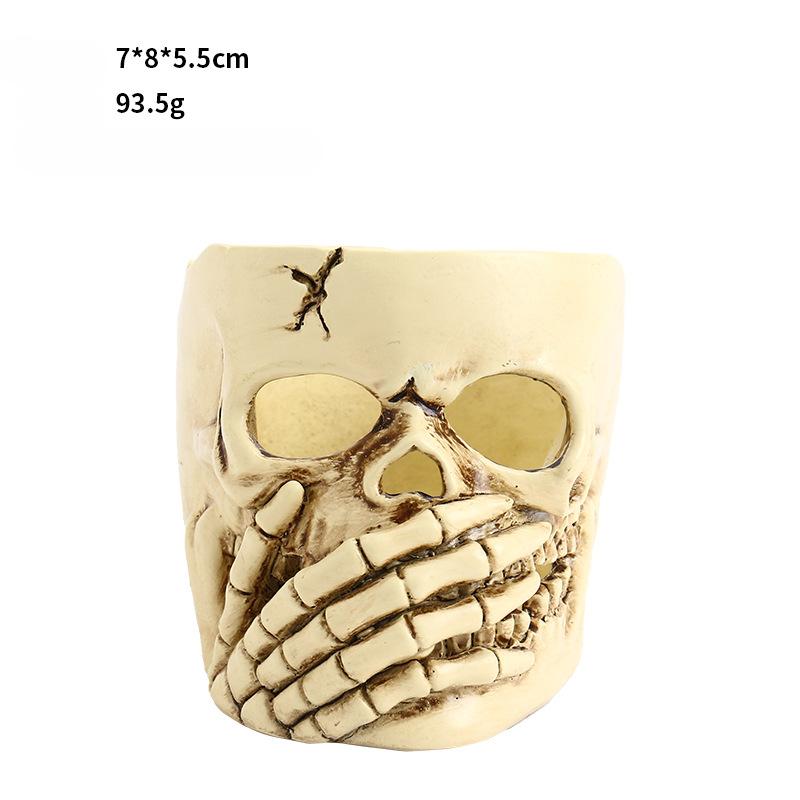 Halloween Decorations, Instagram Style, Skull Candle Holders, Home Parties, Desktop Decoration Props, Bar Decoration Ornaments