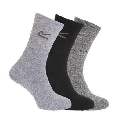 Great Outdoors Mens Cotton Rich Casual Socks (Pack Of 3)