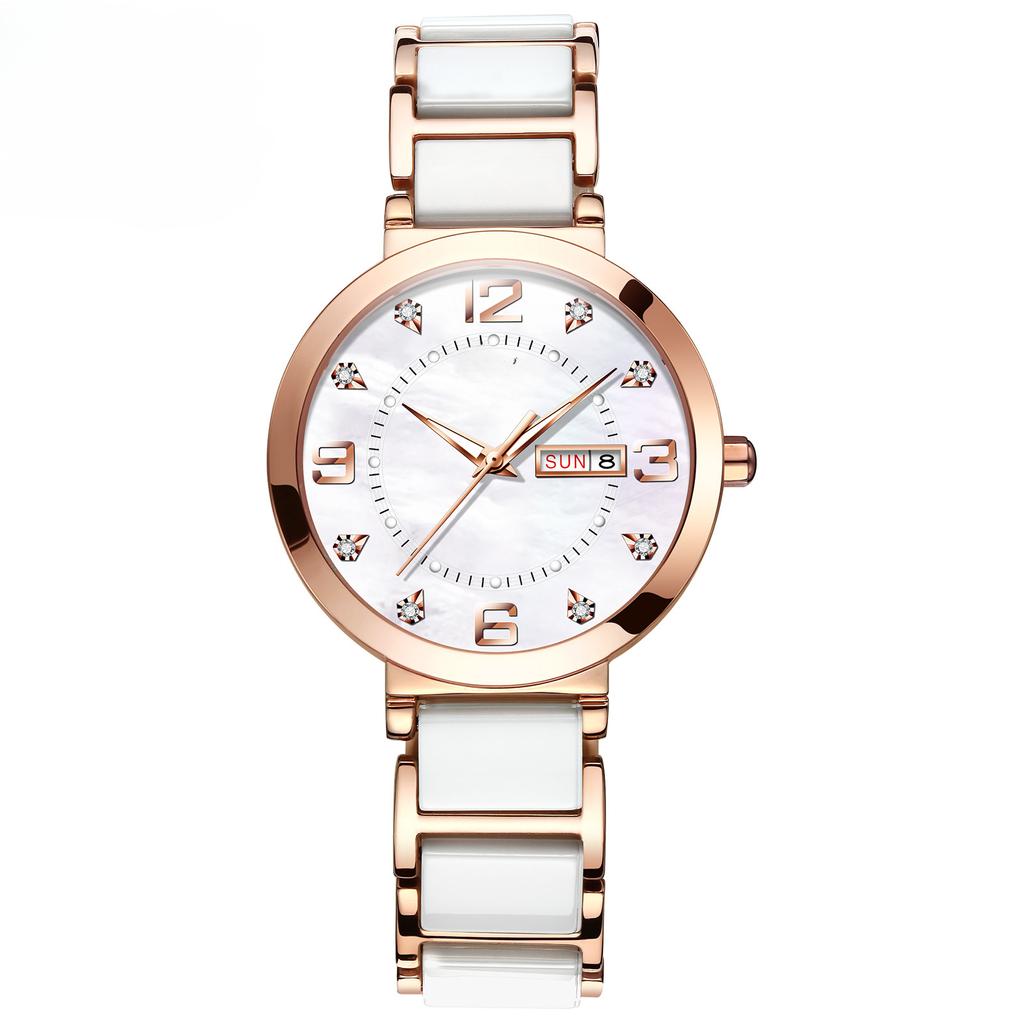 Ceas de mână de damă Ceas de marcă de lux pentru femei Brățară elegantă Ceas de damă cu cuarț la modă, rezistentă la apă