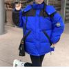 Winter Mode Lose Frauen Brot Daunenjacke Paar Liebhaber Parka mit Kapuze Kleidung Rosa