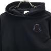 MONCLER Long sleeve Sweatshirts 10A black Brushed back of pullover Kid's Used