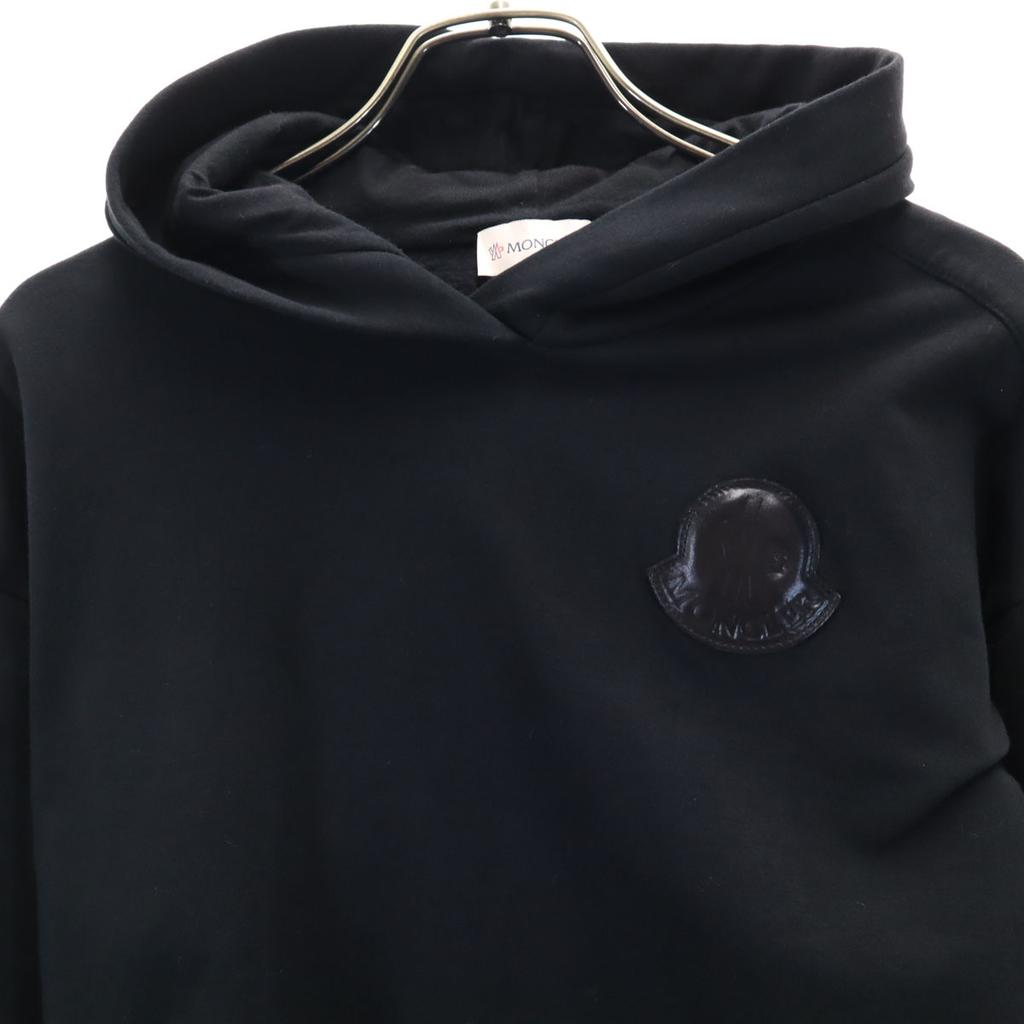 MONCLER Long sleeve Sweatshirts 10A black Brushed back of pullover Kid's Used