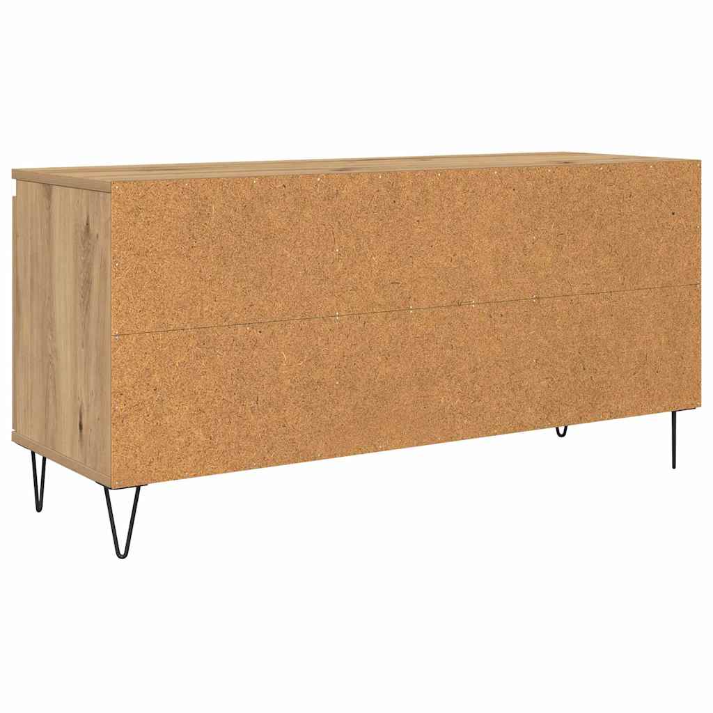 Artisan Oak TV Stand 104 X 35 X 50 Cm Particleboard