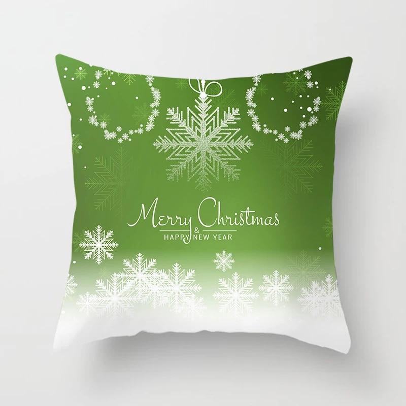 Świąteczne poszewki na poduszki z nadrukiem Świąteczne poszewki na poduszki dekoracyjne do domu Poszewki na poduszki świąteczne